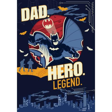 Dad Hero Legend Batman Father's Day Card £3.70